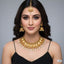 Matte Gold Choker, Jhumki, & Maang Tikka Set – Rs. 4,650