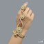 Royal Bloom Ruby & Diamond Look Hand Harness – Rs. 3,250
