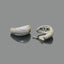 Silver Sparkle Micro-Stone Huggie Earrings – Elegant Everyday Glam 649102