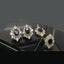 Gold Plated Diamond Floral Locket Set