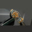 Antique Floral Gold-Plated Kara Bracelet