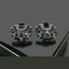 Vintage Earrings with Gold Embellishments