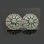 Sunburst American Diamond Stud Earrings