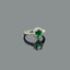 Emerald Teardrop Ring – Timeless Glamour