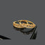 Gold-Plated Bali Earrings with Crystal Accents