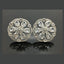 Exquisite Floral American Diamond Stud Earrings