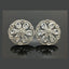 Exquisite Floral American Diamond Stud Earrings