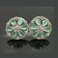 Exquisite Floral American Diamond Stud Earrings
