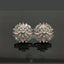 Dazzling Floral American Diamond Stud Earrings