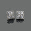 Floral Crystal Stud Earrings