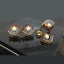 Ruby Red Crystal and Pearl Locket Set