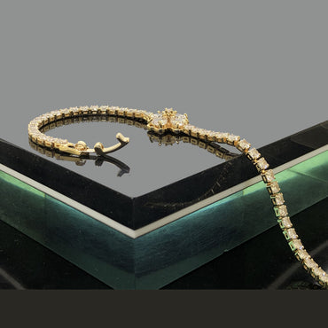 Elegant CZ Tennis Bracelet – Rs. 850