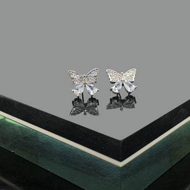 Butterfly CZ Stud Earrings – Rs. 300