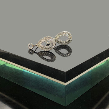 Double Teardrop CZ Stone Connector – Rs. 500