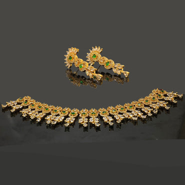 Green Stone Choker Set – Rs. 4700