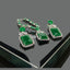 Elegant American Diamond Necklace Set With Silver Accents