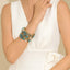 Handcrafted Gold-Plated Bangles with Gemstone Accents