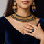Navy Blue Choker Set – Rs. 8150