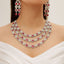 Triple-Layered Ruby Set – Rs. 9,650