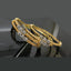 Elegant Gold-Plated Floral Diamond Bangles Set