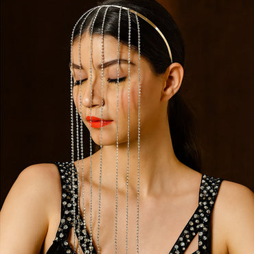 Crystal Rhinestone Veil Hairband – Rs. 750