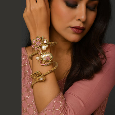 Peacock Dangler Bracelet – Rs. 2,950