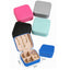 Mini Square Jewelry Travel Pouch – Zippered Compact Case – Rs. 650