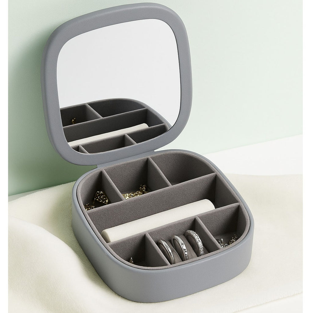 Compact Jewelry Box with Mirror – Rs. 550