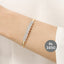 Premium Openable Zircon Tennis Bracelet - Classic Rose Gold Design