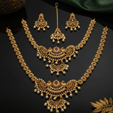 Royal Antique Bridal Necklace Set