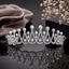 Elegant Pearl & Crystal Crown