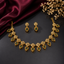 Elegant Emerald Drop Necklace Set