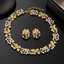 Floral Pearl Necklace Set