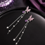 Butterfly Pearl Drop Earrings