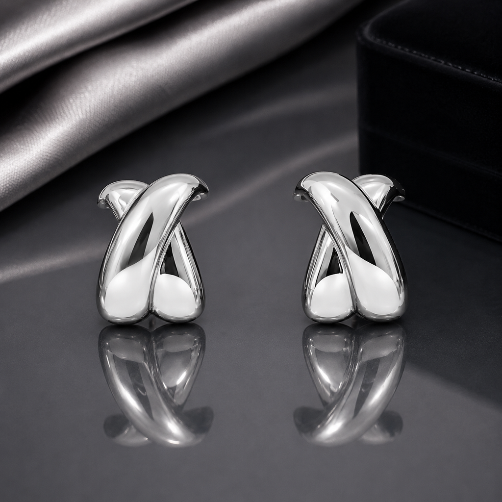 Twisted Knot Stud Earrings