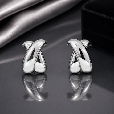 Twisted Knot Stud Earrings
