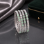Mint Green Crystal Bangles Set