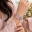 Elegant Oval Dial Leather Strap Watch