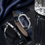 Elegant Oval Dial Leather Strap Watch