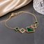 Green Geometric AD Bracelet
