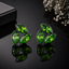 Colorful three-leaf crystal tops available in multiple vibrant colors