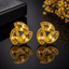 Colorful three-leaf crystal tops available in multiple vibrant colors