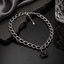 Black beaded necklace with elegant swan-shaped pendant