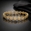 Golden Daisy Floral Bracelet