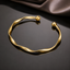 Twisted Gold Cuff Bracelet – Rs. 450