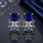 Aurora Crystal Floral Stud Earrings