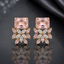 Aurora Crystal Floral Stud Earrings