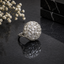 Round Baguette Cluster Ring