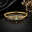 Crystal Floral Stone Bangle with sparkling stones and elegant centerpiece – destiny.pk