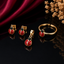 Gold-Tone Ladybug Jewelry Set